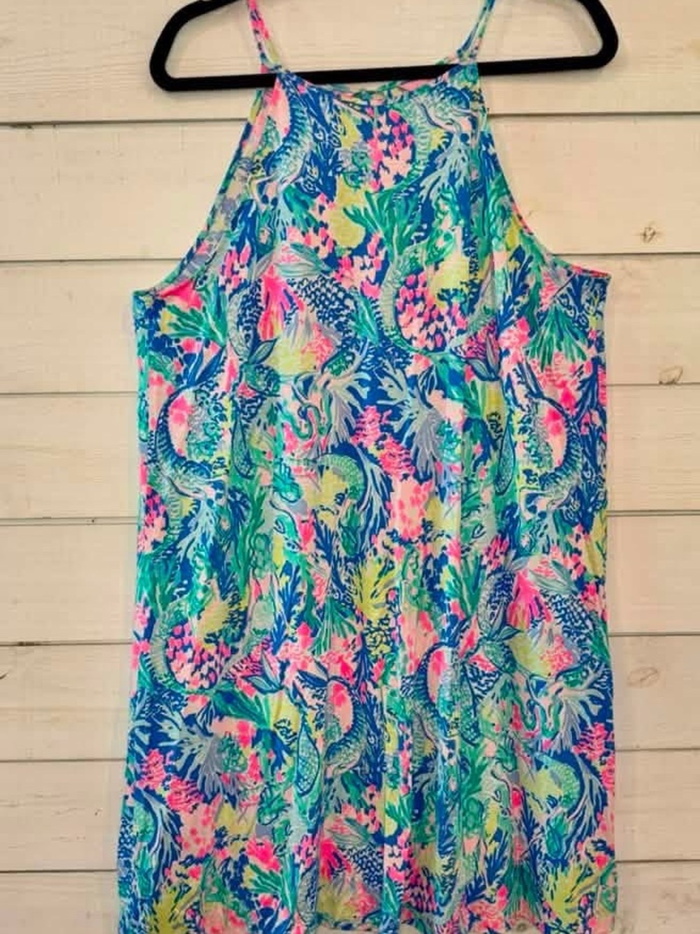 Lilly Pulitzer Multi-Color Tropical Print Midi Dress